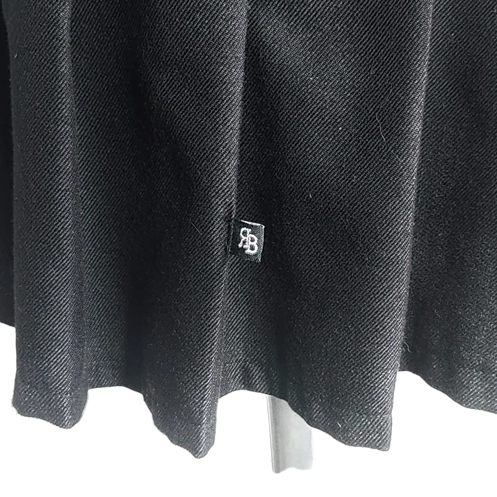 Royal Bones by TRIPP NYC Pleated Mini Skirt Black Size Small
